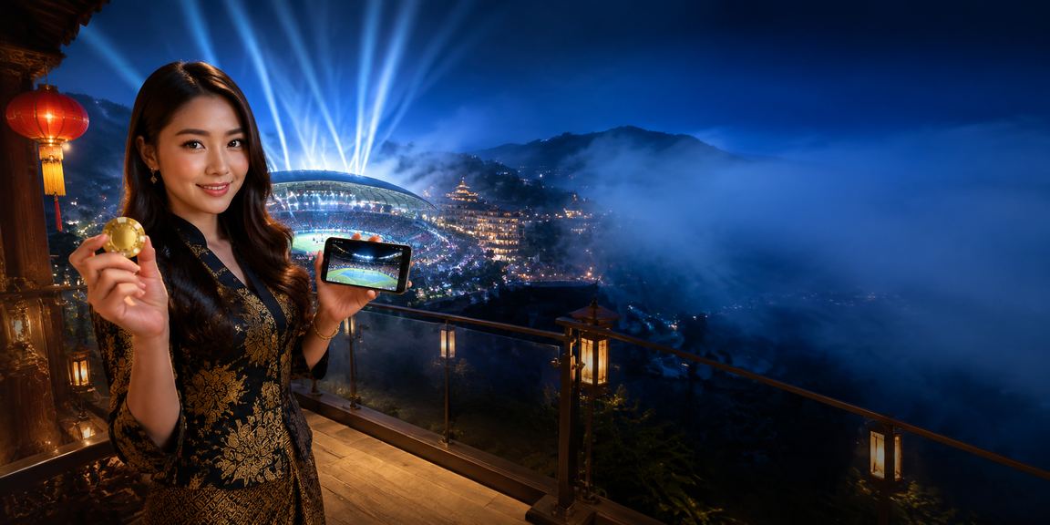 Pemain slot menggunakan telefon pintar di kawasan resort Genting Highlands
